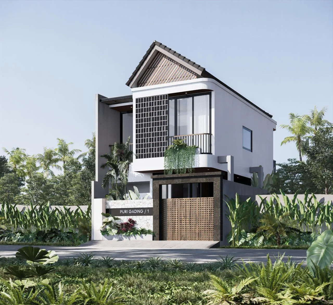 Villa Jimbaran – Modern Tropical Villa Off Plan,2 Kamar Pool Private, Harga 2.9 Miliar | SHM Freehold