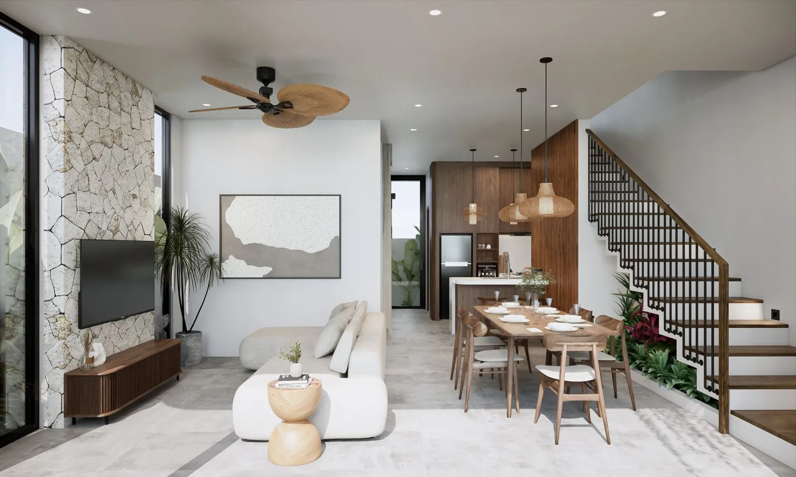 Villa Jimbaran – Modern Tropical Villa Off Plan,2 Kamar Pool Private, Harga 2.9 Miliar | SHM Freehold