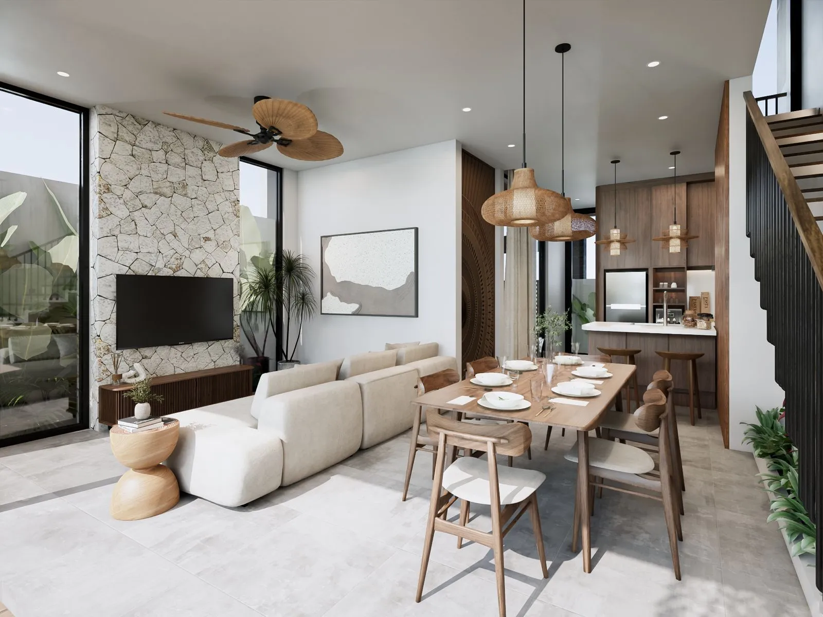 Villa Jimbaran – Modern Tropical Villa Off Plan,2 Kamar Pool Private, Harga 2.9 Miliar | SHM Freehold