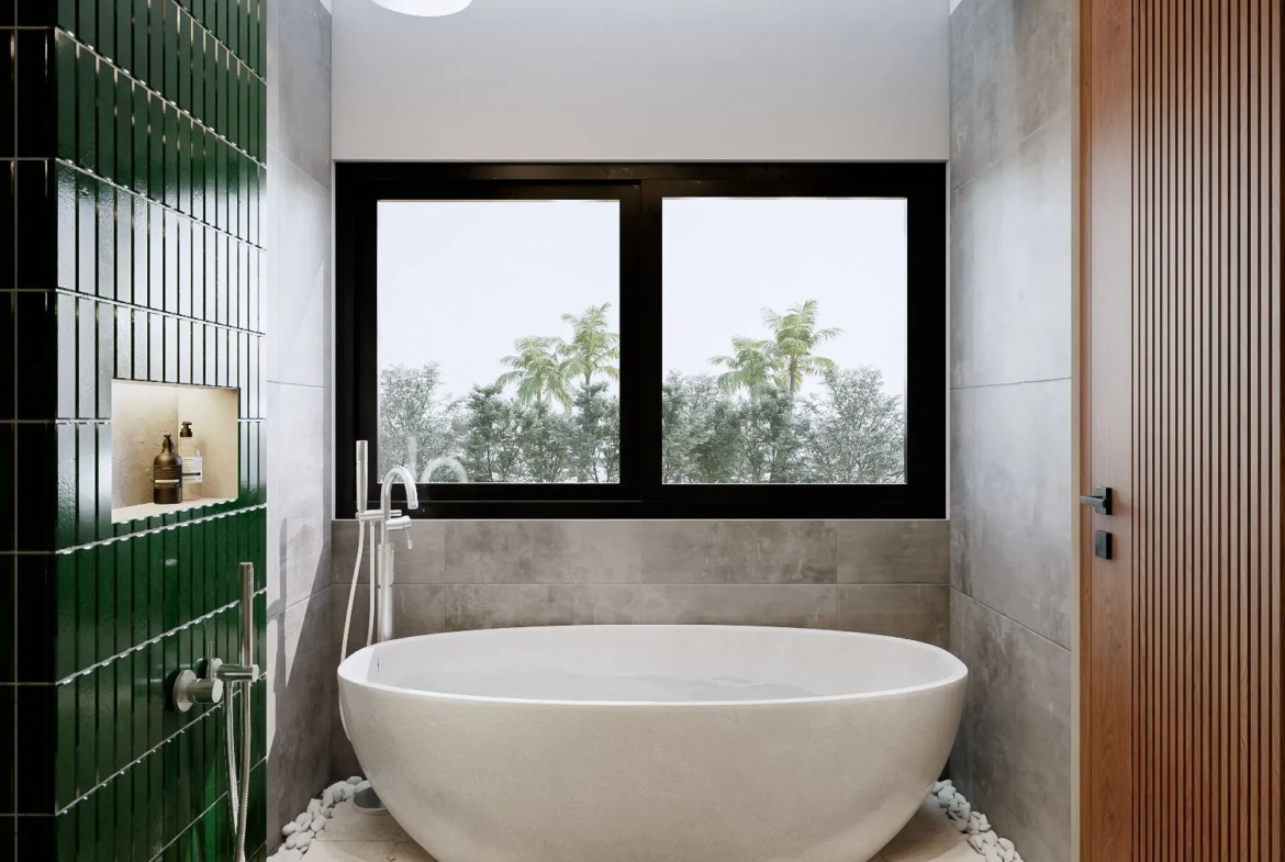 Villa Jimbaran – Modern Tropical Villa Off Plan,2 Kamar Pool Private, Harga 2.9 Miliar | SHM Freehold