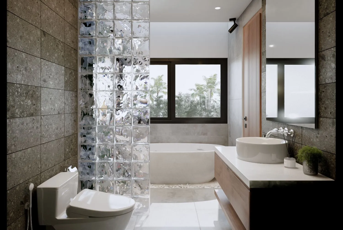 Villa Jimbaran – Modern Tropical Villa Off Plan,2 Kamar Pool Private, Harga 2.9 Miliar | SHM Freehold