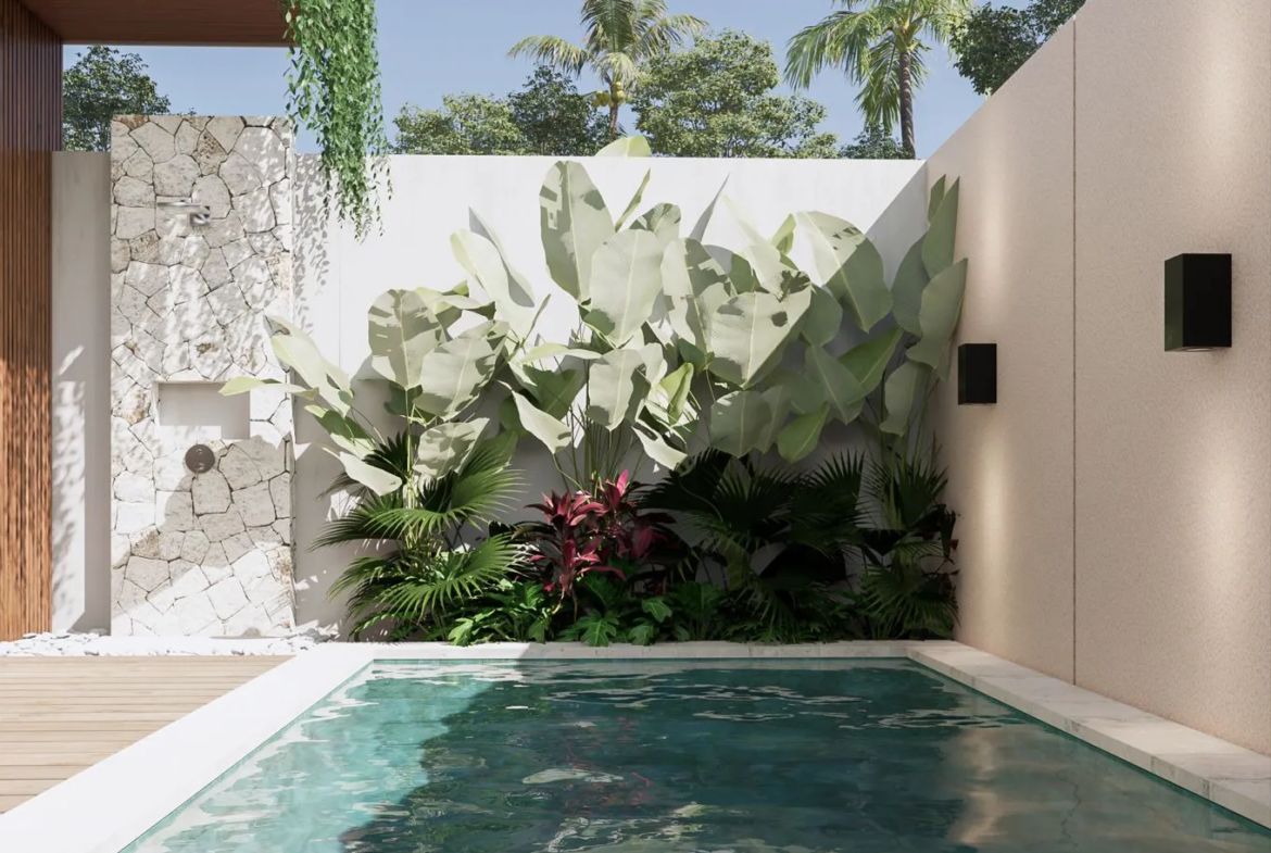 Villa Jimbaran – Modern Tropical Villa Off Plan,2 Kamar Pool Private, Harga 2.9 Miliar | SHM Freehold